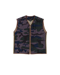 Gilet Zippé Camouflage Unisexe