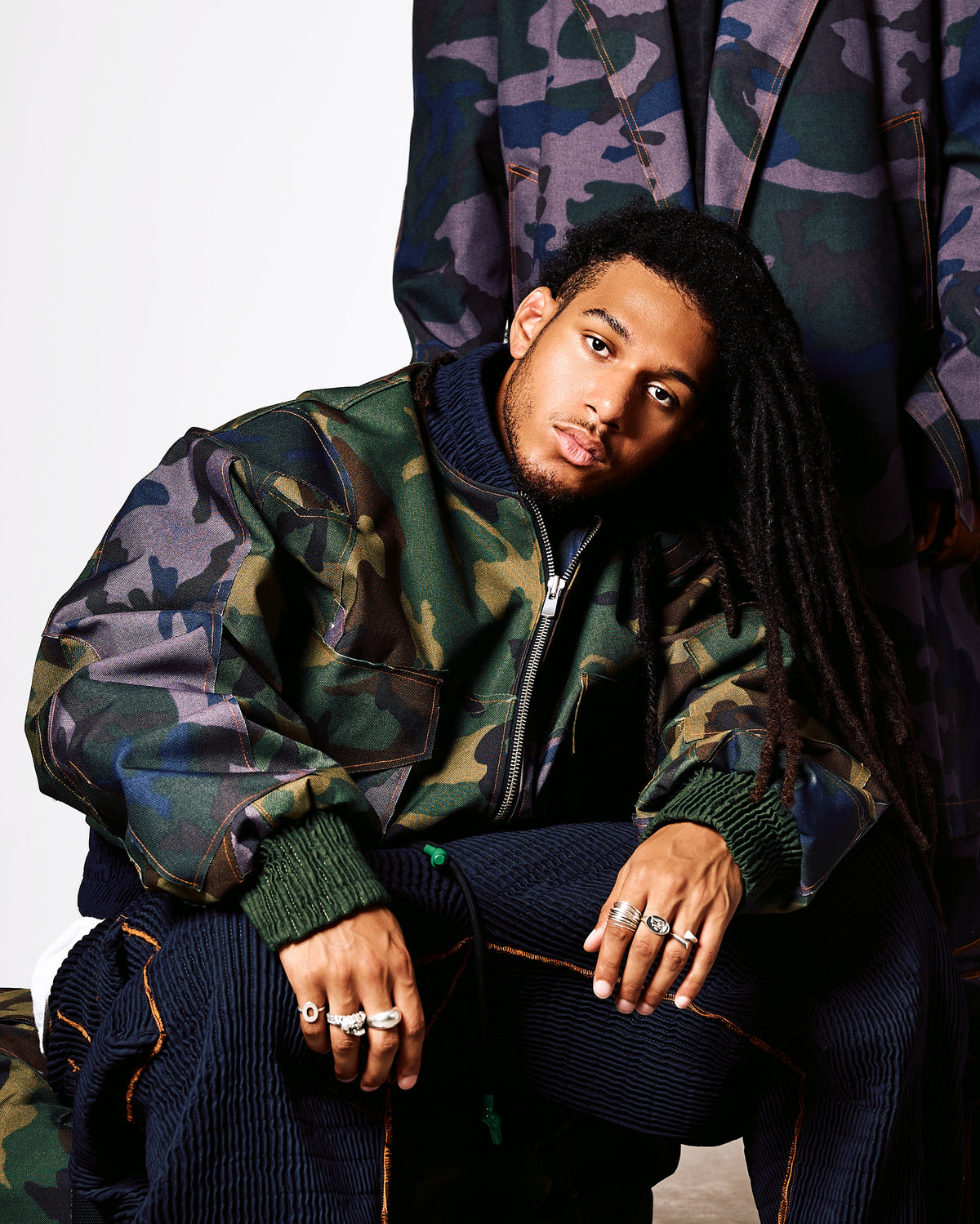 Bomber Woodland Patchwork Unisexe