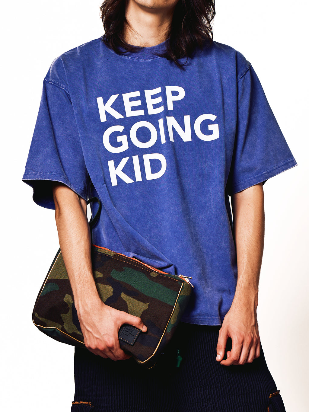 T-Shirt Oversize Violet Délavé