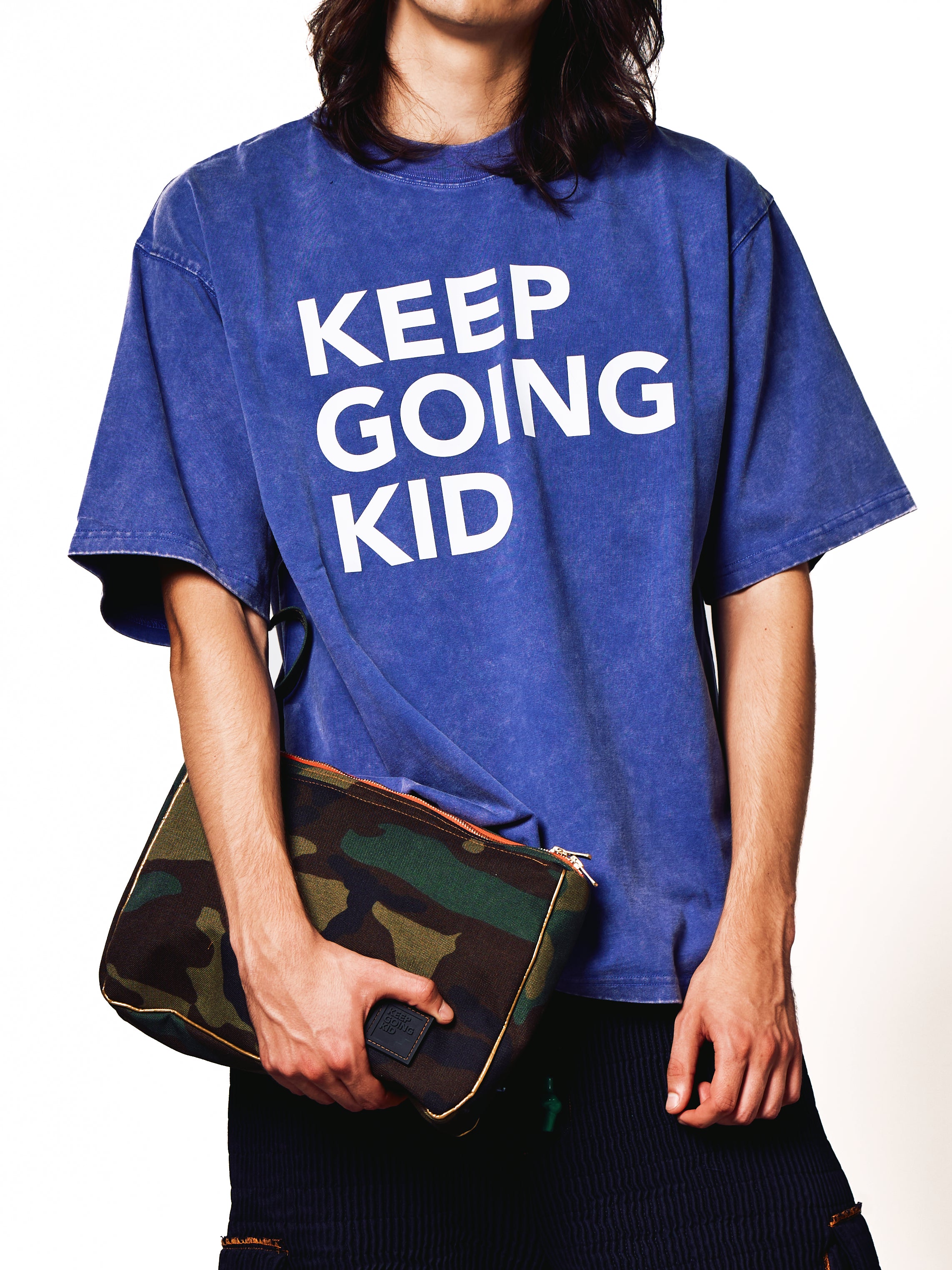 T-Shirt Oversize Violet Délavé