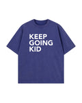 T-Shirt Oversize Violet Délavé
