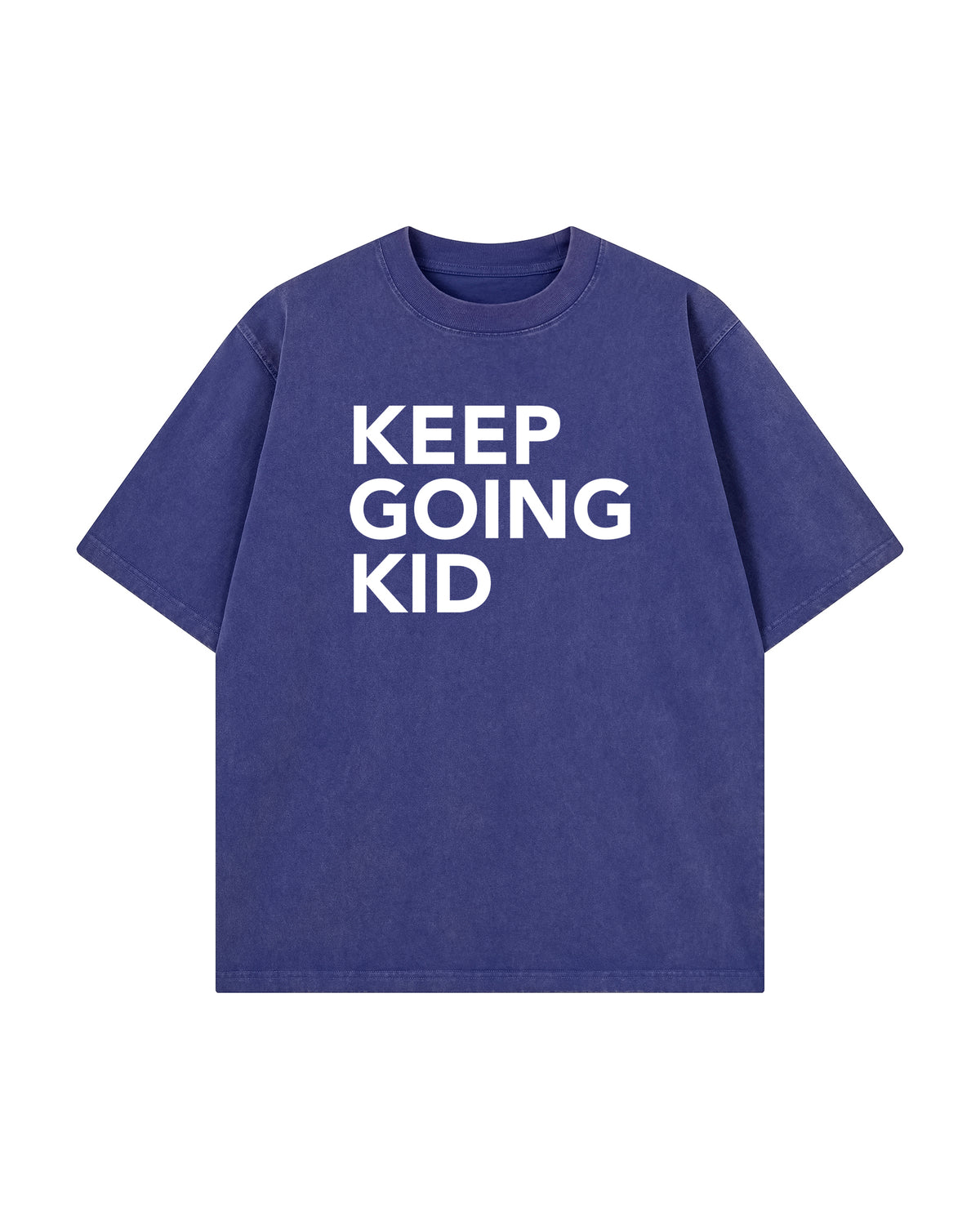 T-Shirt Oversize Violet Délavé