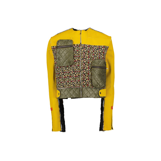 1/1 ASYMMETRICAL YELLOW HEROS JACKET